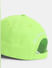 Neon Green Logo Print Baseball Cap_409505+5
